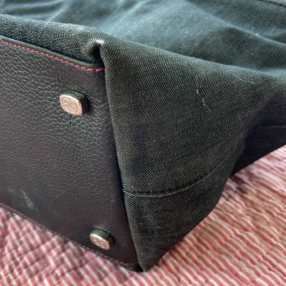 Escada Leather and Denim bag - Picture 5 of 7